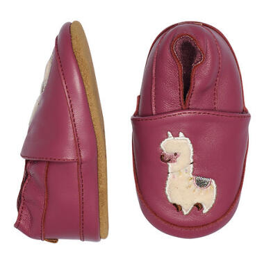 LLAMA LEATHER SLIPPERS