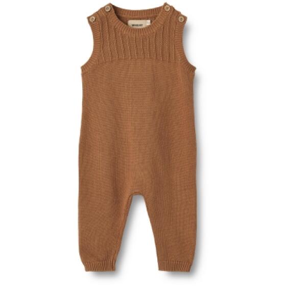 WHEAT - VIGGE KNIT ROMPER