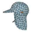 MP DENMARK/MELTON - CAP W/NECK & TIE W/PRINT - UV 50+