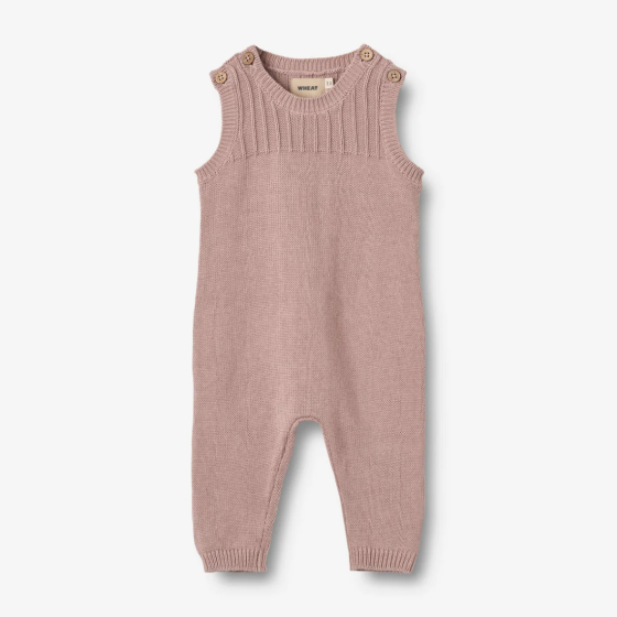 WHEAT - VIGGE KNIT ROMPER