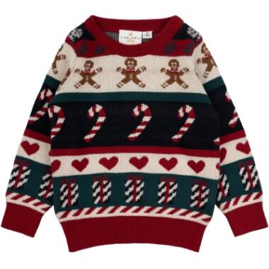 HOLIDAY JACQUARD PULLOVER