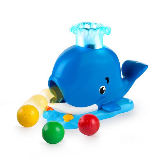 BRIGHT STARTS - SILLY SPOUT WHALE POPPER