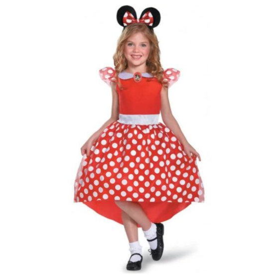 KOSTUMER/TEMASHOP - MINNIE MOUSE RØD